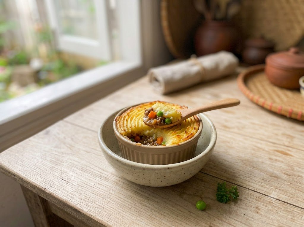 Bánh khoai tây thịt bằm kiểu Anh (Shepherd's pie) cho bé