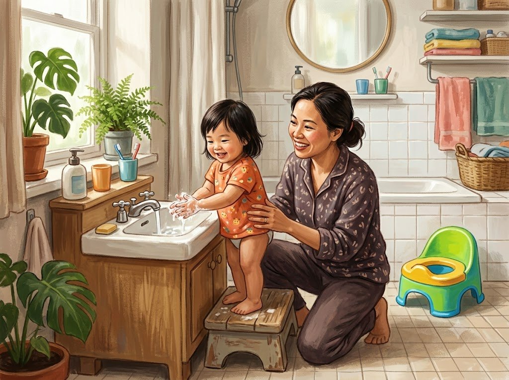 Tạm biệt bỉm: hướng dẫn tập cho con đi vệ sinh không nước mắt (cho cả con lẫn mẹ)