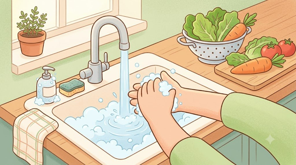 5 nguyên tắc an toàn thực phẩm của WHO khi nấu ăn cho bé