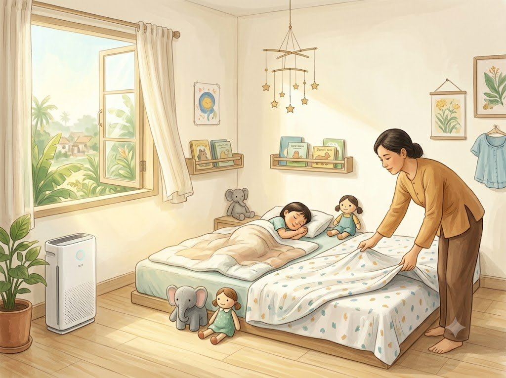 Viêm mũi dị ứng và hen ở trẻ: bụi nhà, lông thú, thời tiết - sống chung thế nào